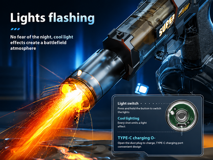 SWIPE LIGHT WATER GUN FOR KIDS