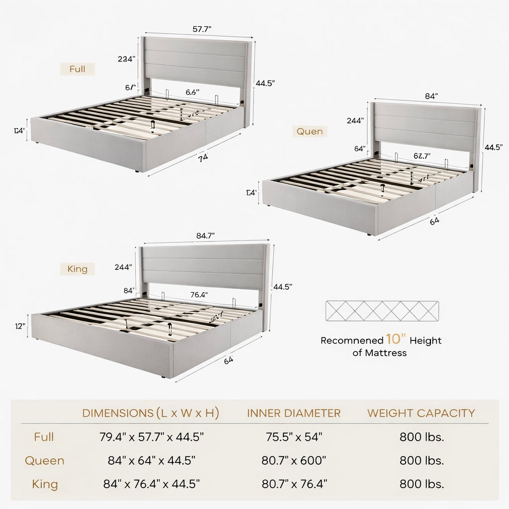 SWIPE STORAGE  BED