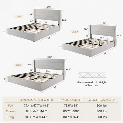 SWIPE STORAGE  BED