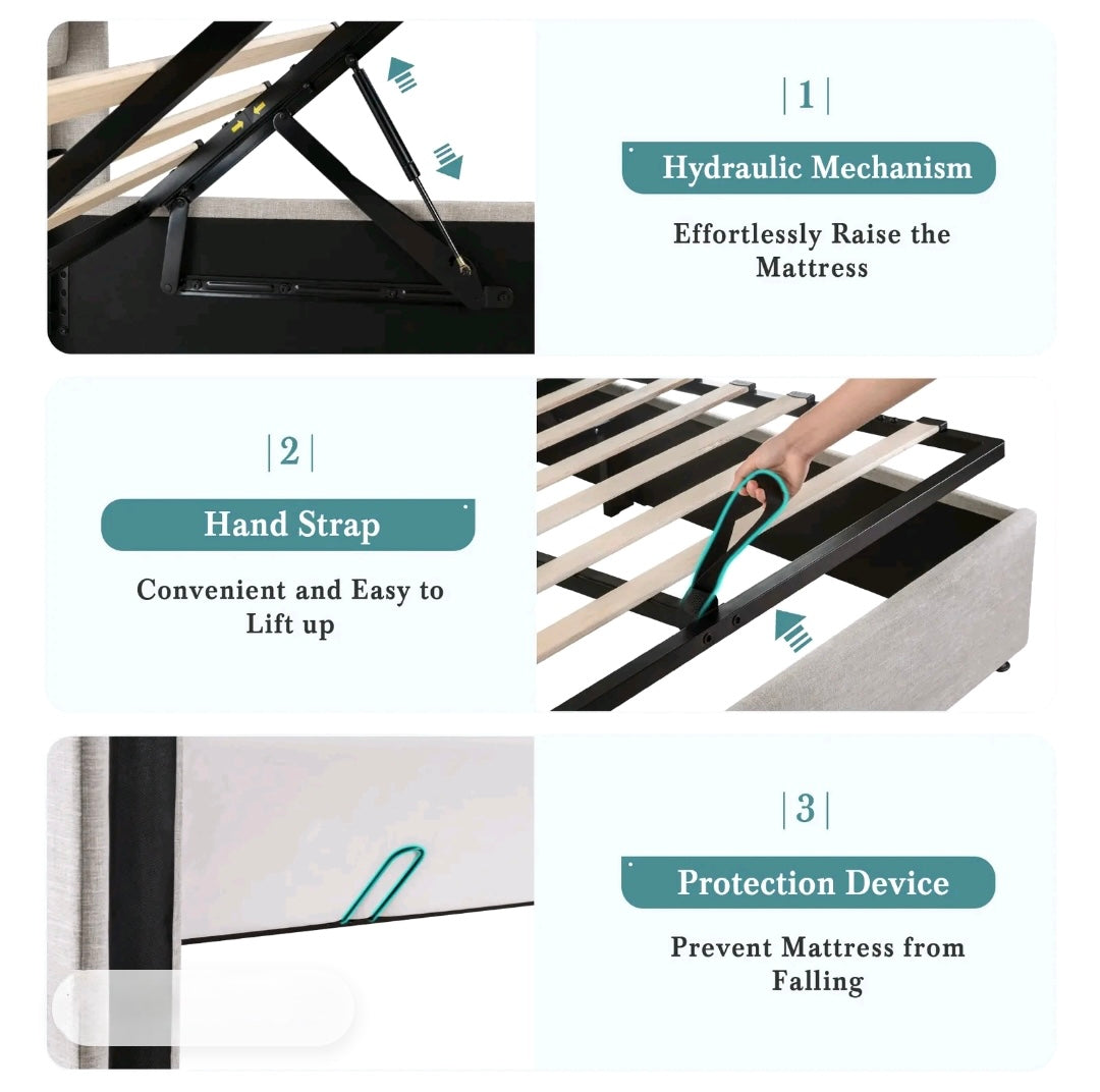 SWIPE STORAGE  BED